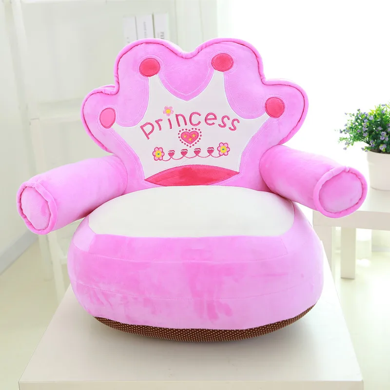 Детский диван-мебель, мультяшный диван для детских стульев для девочек, милый диван принцессы, раскладной регулируемый пол, Спальное кресло, режим кровати - Цвет: 1