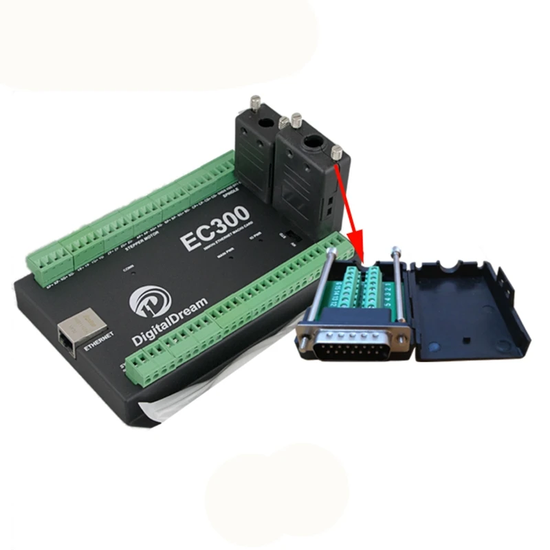 EC300 Mach3 плата управления 200 кГц Ethernet порт для ЧПУ Маршрутизатор 3 4 5 6 оси