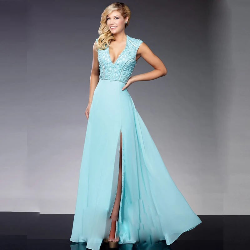 Abito cocktail verde uba