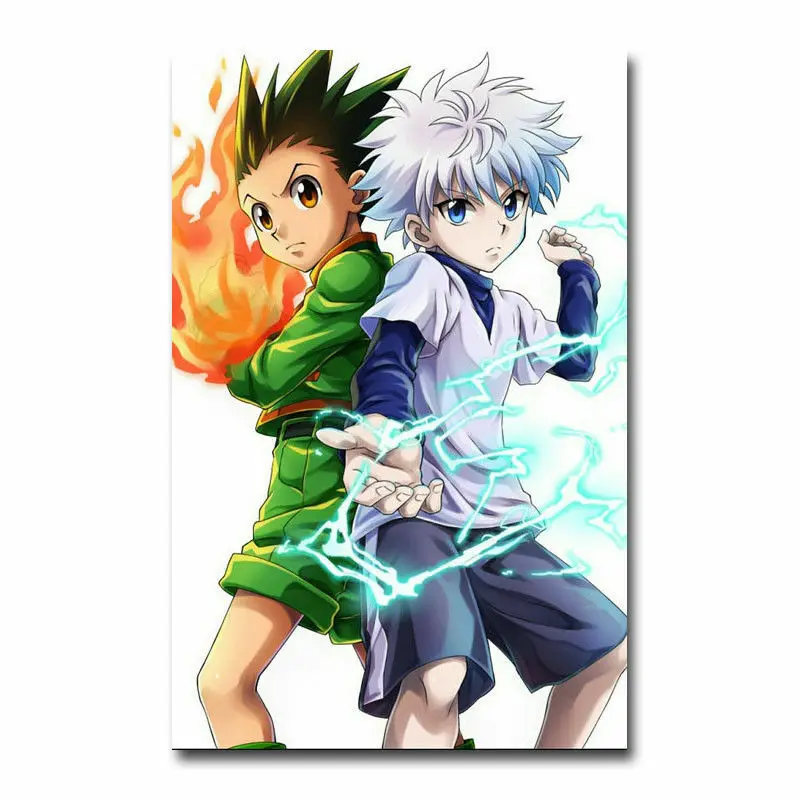 

Q2101 Posters and Prints Hunter X Hunter Custom Japan Anime Cartoon Comic Art Poster Canvas Painting Home Decor