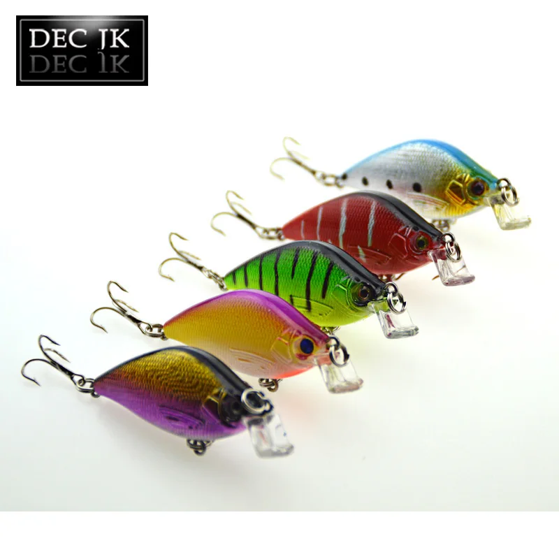 1PCS Fishing Lures 6.5CM-8.4G-8# Hooks Crankbait Wobbler Crankbaits Pesca Artificial Hard Bait Peche Pike 3D Eyes Fish Swimbait  (8)