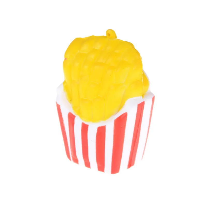 Cute Squishy Potato Chips Slow Rising French Fries  Kawaii Mini Cute Soft Phone Straps Scented Stress Relif Toy Gift