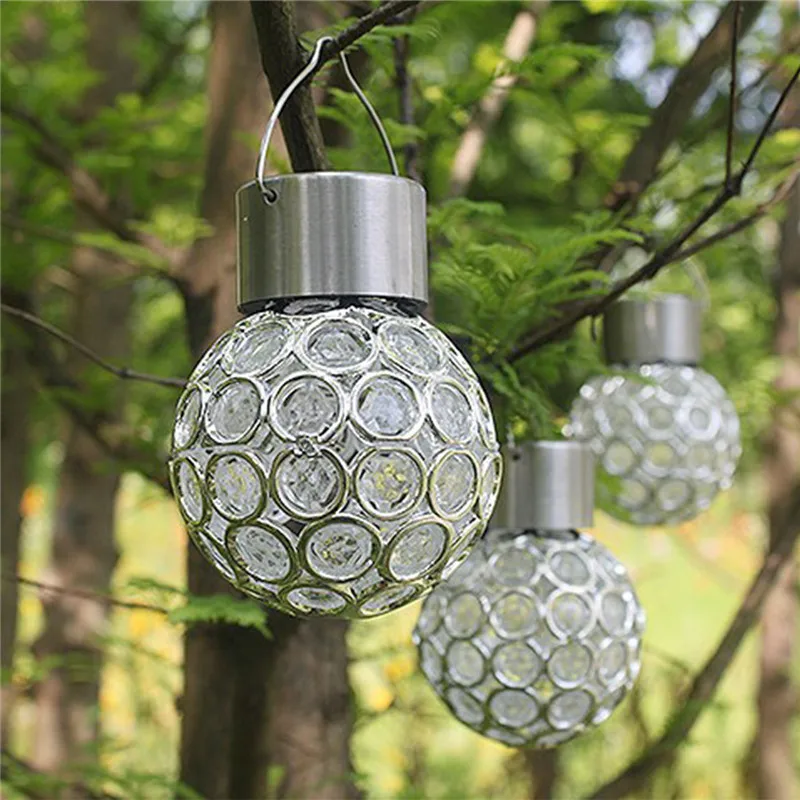 

Outdoor Solar Powered Garden Light Waterproof Peacock Eye Hanging Landscape Lamp LED Night Light Home Garden Street Decoration