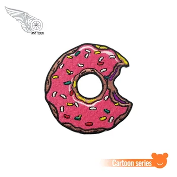 

HOT SALE Cute Colourful Sweet Donut Embroidery Patch Iron Sew On Badge For Jackets Jeans Shirts Clothing Decor Free Shipping