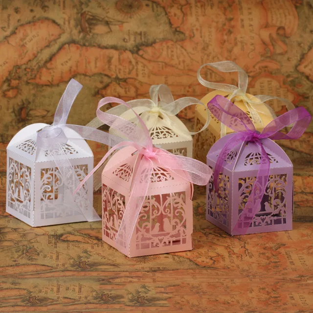 40 X Small Love Birds Laser Cut Favor Box Baby Shower Baptism Decor Stunning Small Decorative Gift Boxes 40 X Small Love Birds Laser Cut Favor Box Baby Shower Baptism Decor Stunning Small Decorative Gift Boxes