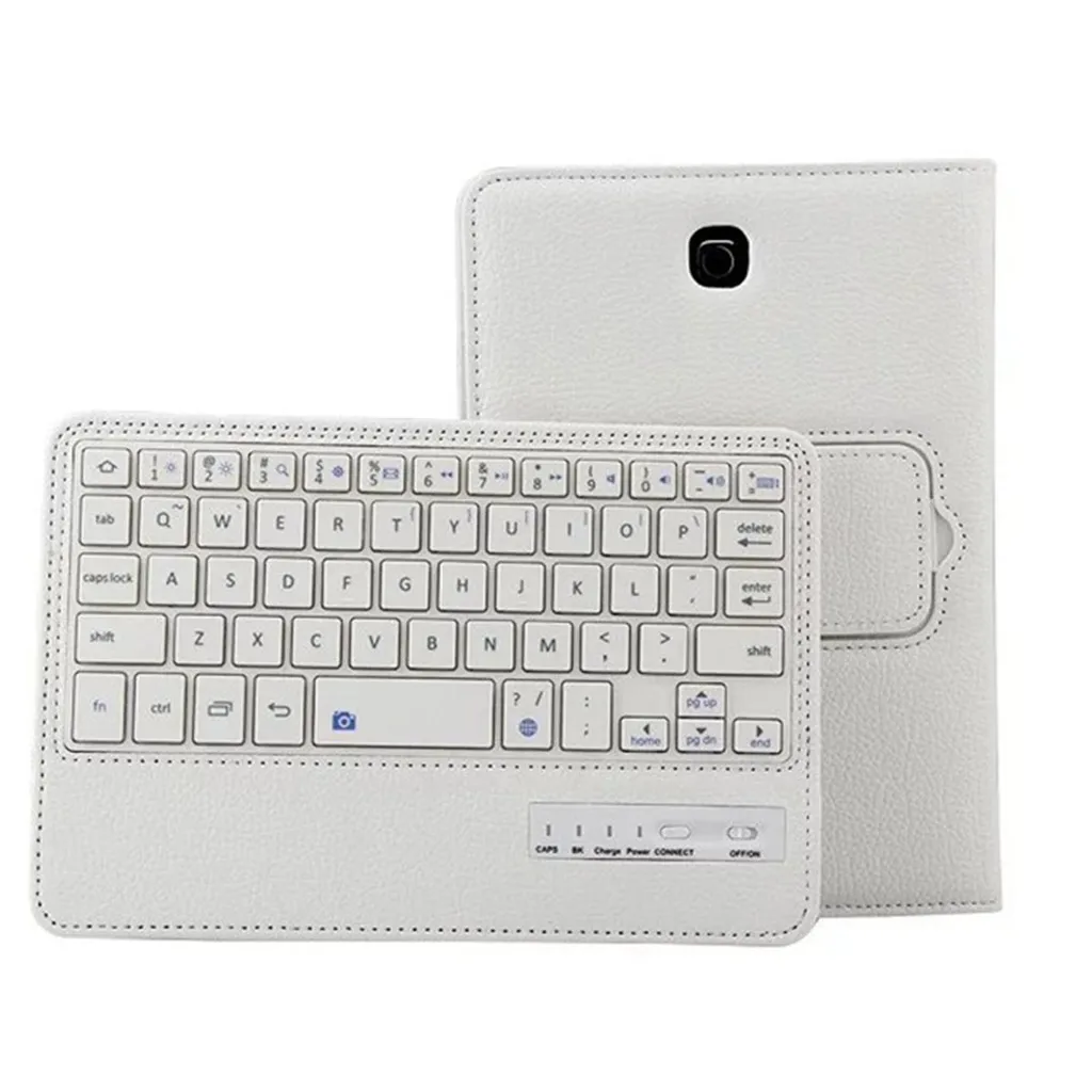 VOBERRY клавиатура Беспроводная Bluetooth клавиатура Съемная тонкая оболочка для samsung T710 8 дюймов Съемная Bluetooth клавиатура крышка#2