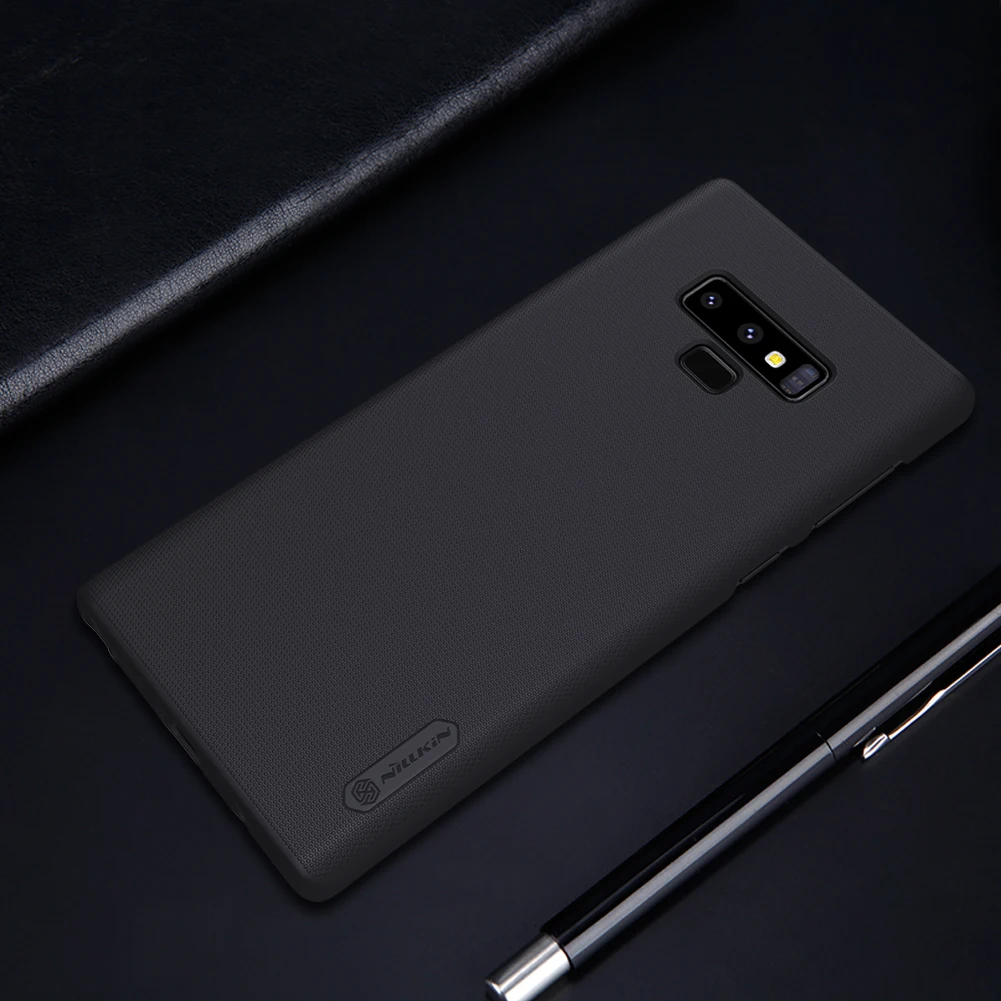 Чехол Nillkin для samsung Galaxy Note 9/Note9 матовый защитный жесткий чехол для samsung Note 9 чехол - Цвет: Черный