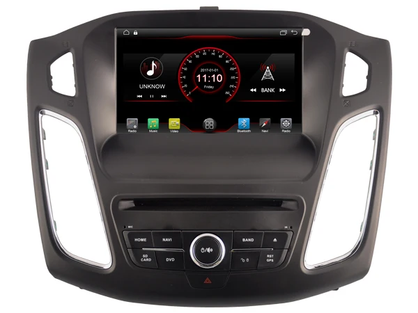 Discount WITSON ANDROID 9.1 QUAD-CORE 2 DIN CAR DVD RADIO GPS FOR FORD FOCUS 2012-2015 BUILT-IN MIRROR LINK 2GB RAM 1024*600 SCREEN 9