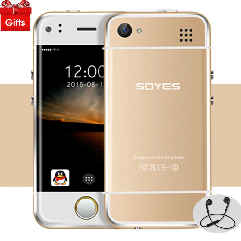 

In Stock! SOYES 6S Mini Android Smart Phone 2.4" High Resolution Dual Core 1GB 8GB MTK6571 2.0MP Dual SIM Mobile Phones PK 7S