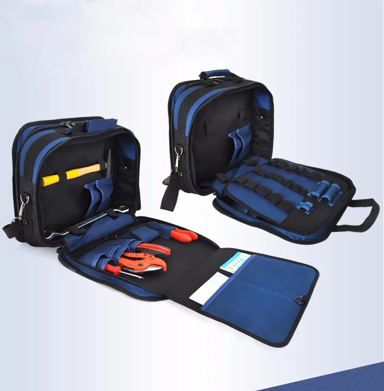 Большой набор инструментов многофункциональная ремонтная посылка сумка для инструментов аппаратная сумка для инструментов Синяя