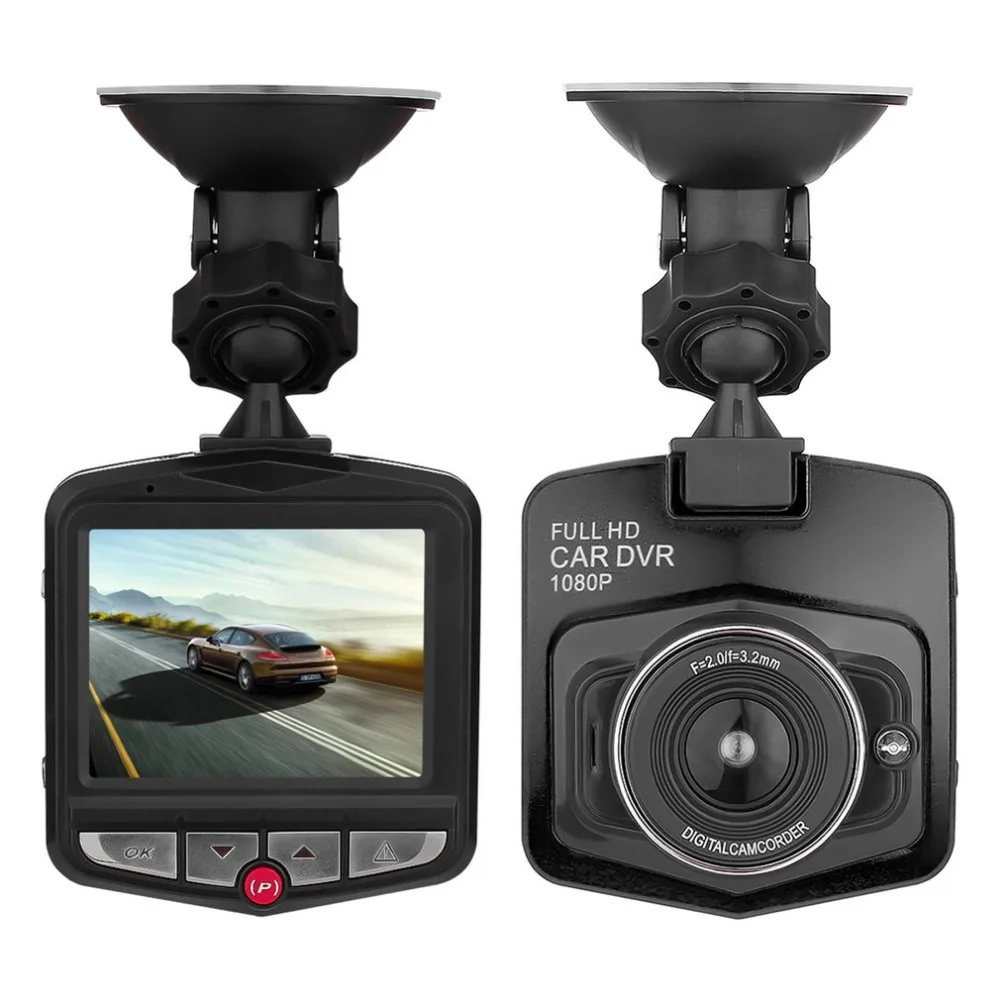 

New 2.4'' 1920*1080 TFT HD Dual Lens Dashboard Car Vehicle Front Rear Camera Tachograph Video DVR Cam Recorder