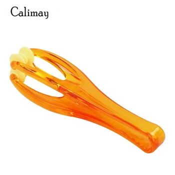 

Home Clear Orange Double Rubber Roller Massage Joints Finger Massager