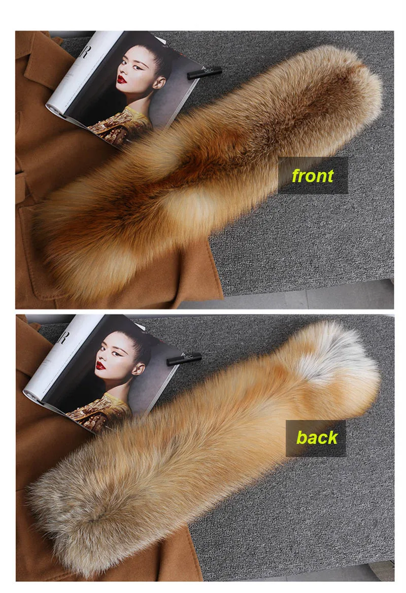 fox fur scarf silver fox 4