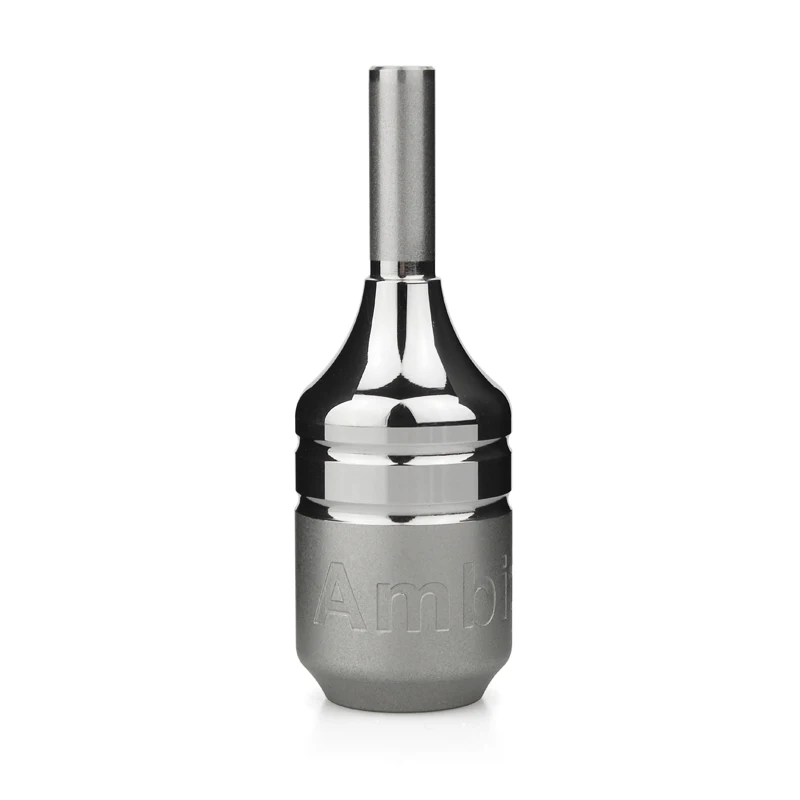 

Newest Tattoo Stainless Steel Cartridge Needles Grip 26MM High Carved Aluminum Not Adjustable Tattoo Grips Cartridge Grip