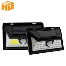Светодиодный солнечный свет крыльца PIR датчик движения светодиодный свет IP65 водонепроницаемая садовая лампа уличные солнечные светодиодные настенные лампы