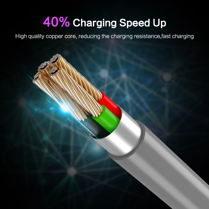 FLOVEME 5 v/2.2A Micro USB Typ C Kabel Für Samsung S8 S9 Xiaomi Huawei Android USB Kabel Für iPhone