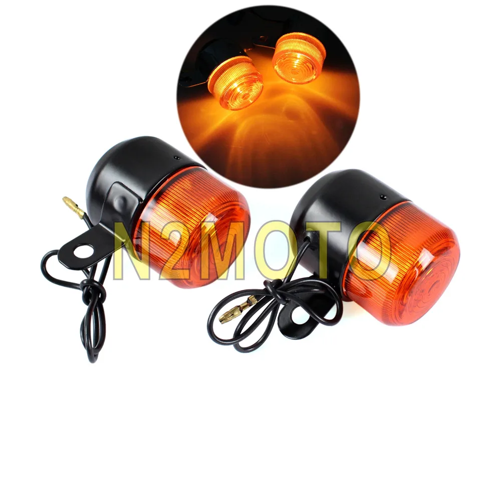 

Black Motorcycle Turn Signal Light Indicator Flasher Lamp for Honda Z50 ST50 ST70 CT70 Chopper Cafe Racer