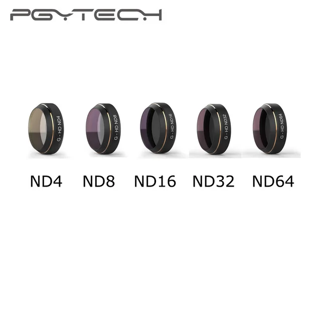 

PGYTECH Mavic Pro ND4/8/16/32/64 Filters for DJI Mavic Pro Drone Camera Lens Filter HD Multi-Layer Coating Reducing Cama Lens