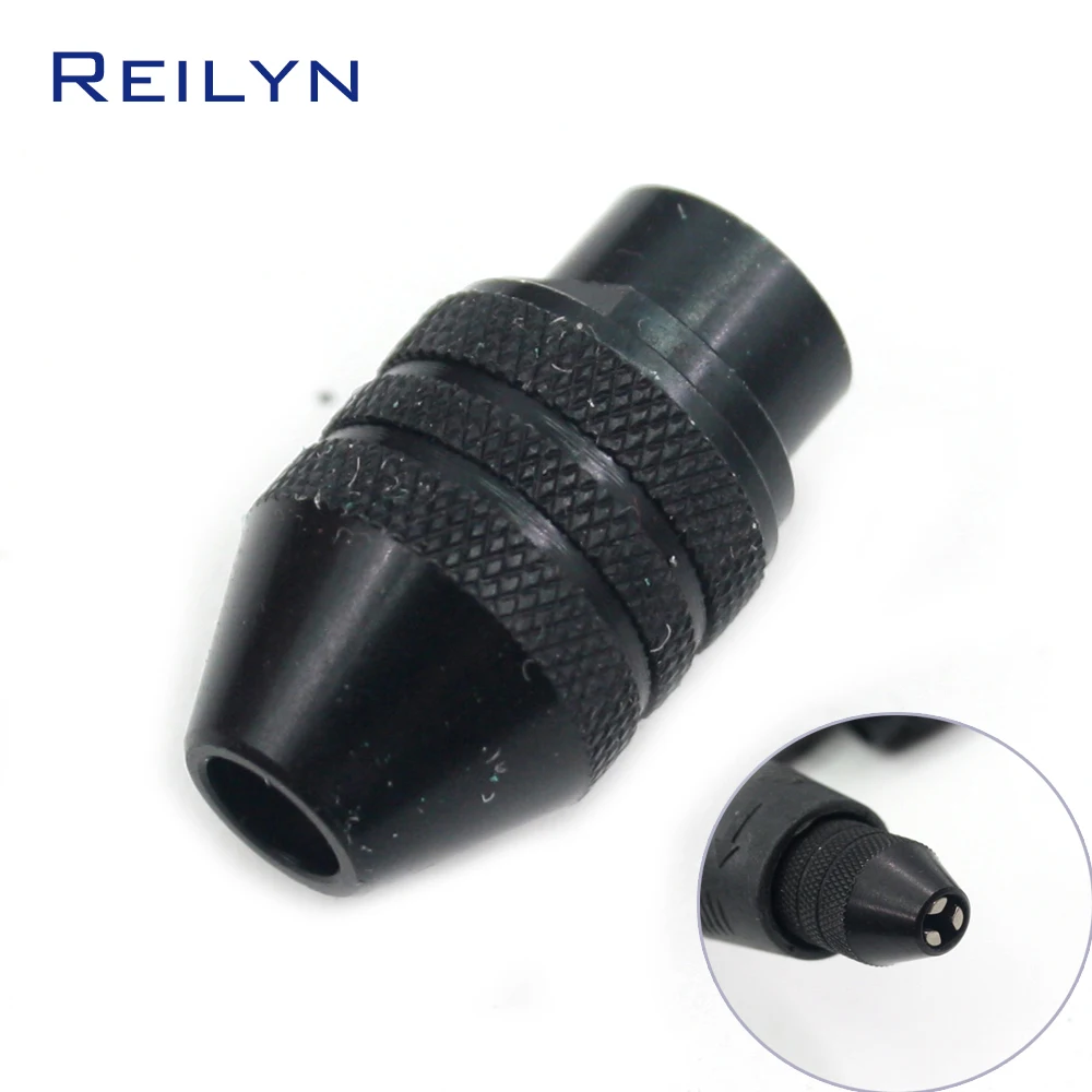 

1 pc universal chuck M8x0.75mm M7x0.75mm clamping chuck 0.3-3.2mm clamping size adjustable for MINI grinder dremel rotary tools
