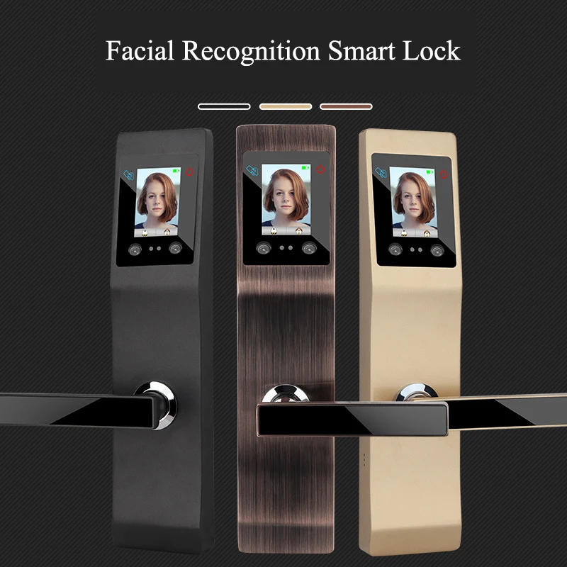 

Keyless Electronic Smart Lock Palmprint Face Facial Recognition Door Lock for home office lock security access control