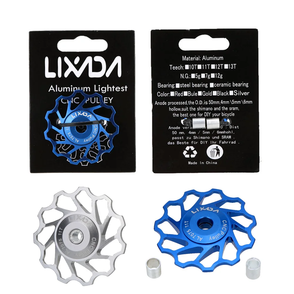 Buy Lixada 2Pcs Bike Jockey Wheel Bicycle Derailleur Road Bike Rear Derailleur