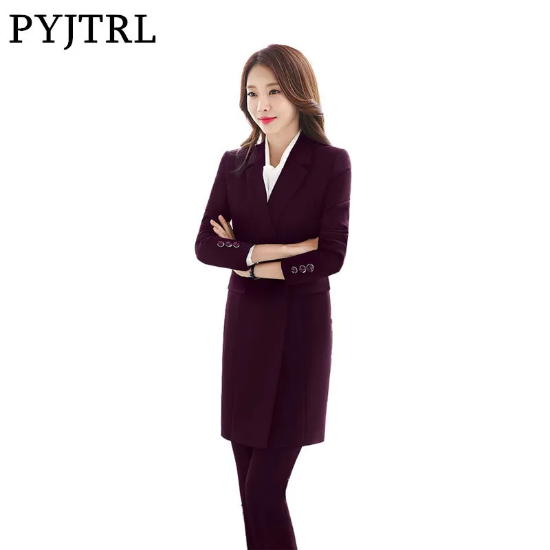 Aliexpress.com : Buy PYJTRL Office Uniform Designs Autumn