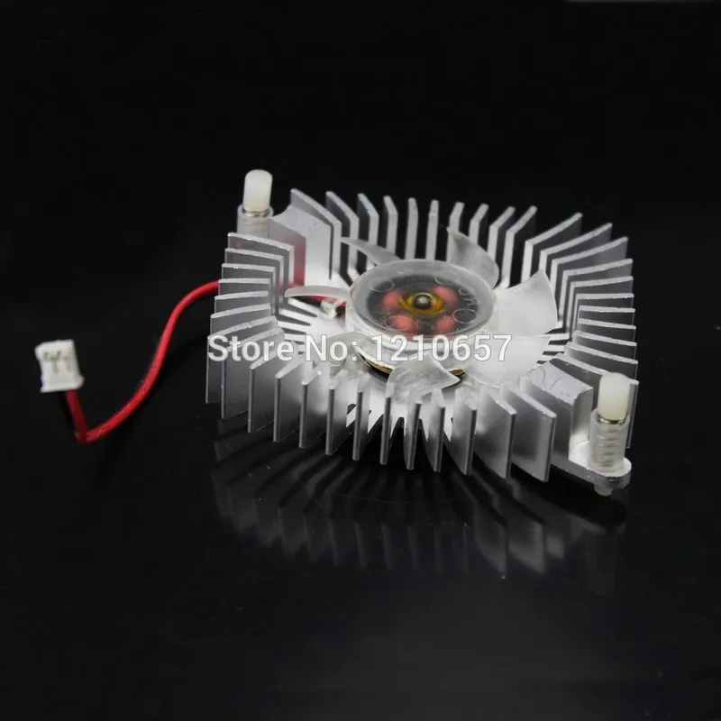 

1PCS Aluminum PC GPU VGA Video Card Heatsink Cooler Cooling Fan Hole to Hole 80mm