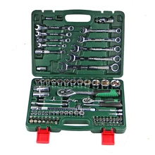 Набор ключей для ремонта автомобиля, Трещоточный ключ, набор универсальных головок, комбинированный динамометрический ключ, набор ручных инструментов