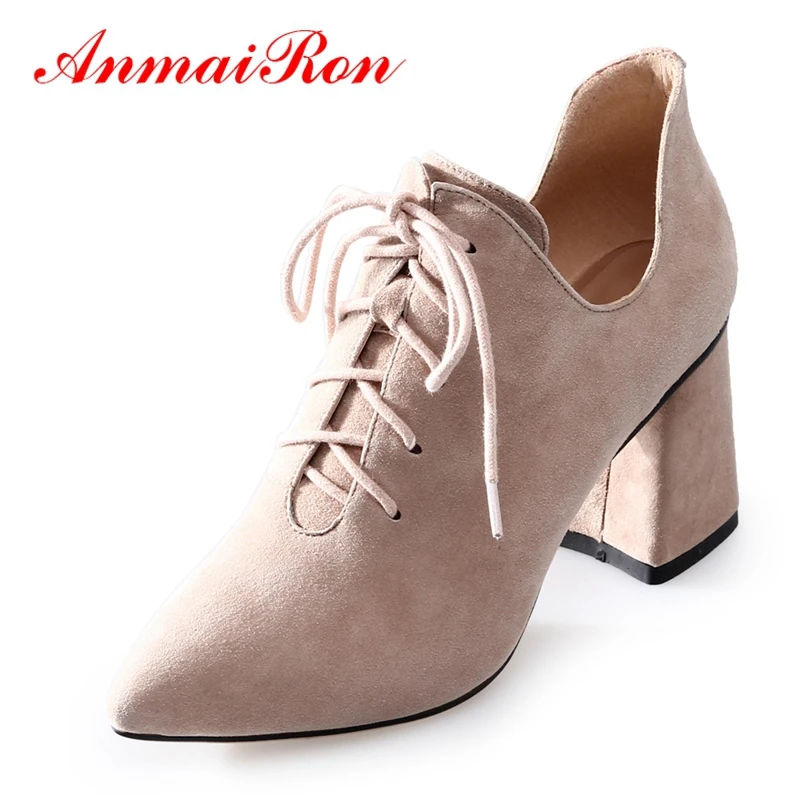 

AnmaiRon Basic Pointed Toe Women Winter Boots Fashion Shoes 2018 Women Shoes Ankle Boots Women Size 34-39 LY172