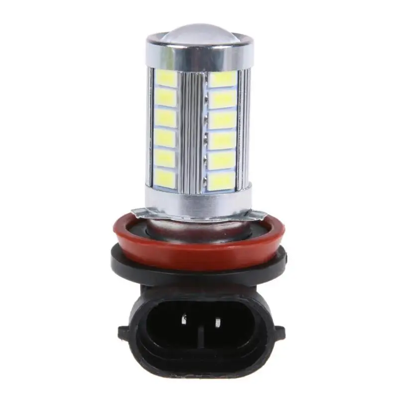 2 шт 12V H8 5730 33SMD Белый светодиодный автомобильный противотуманный фонарь автомобилей светильник светодиод DRL светодиодные фары головного света светильник дневного светильник лампочка