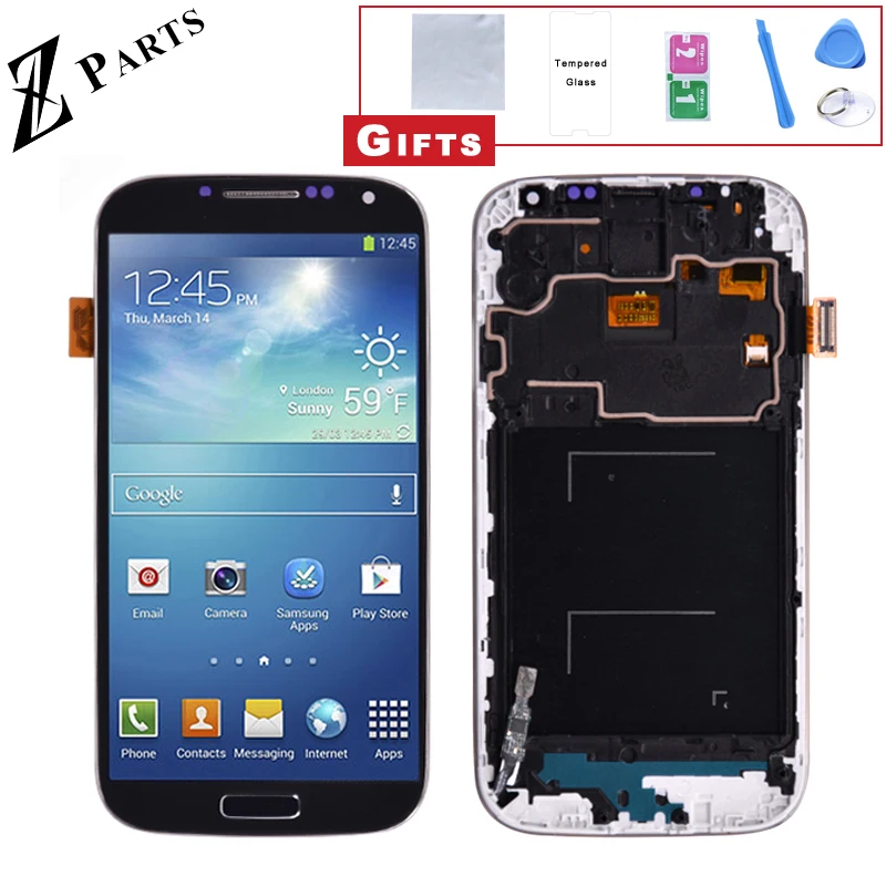 5.0'' For Samsung Galaxy S4 GT- i9505 i9500 i337 LCD Display with Touch Screen Digitizer Assembly With Frame | Мобильные