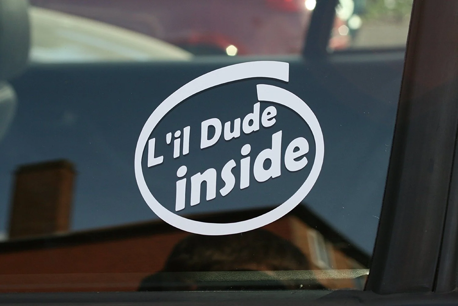 Для lil dude inside Sticker. baby on board автомобильный предупреждающий для автомобильного