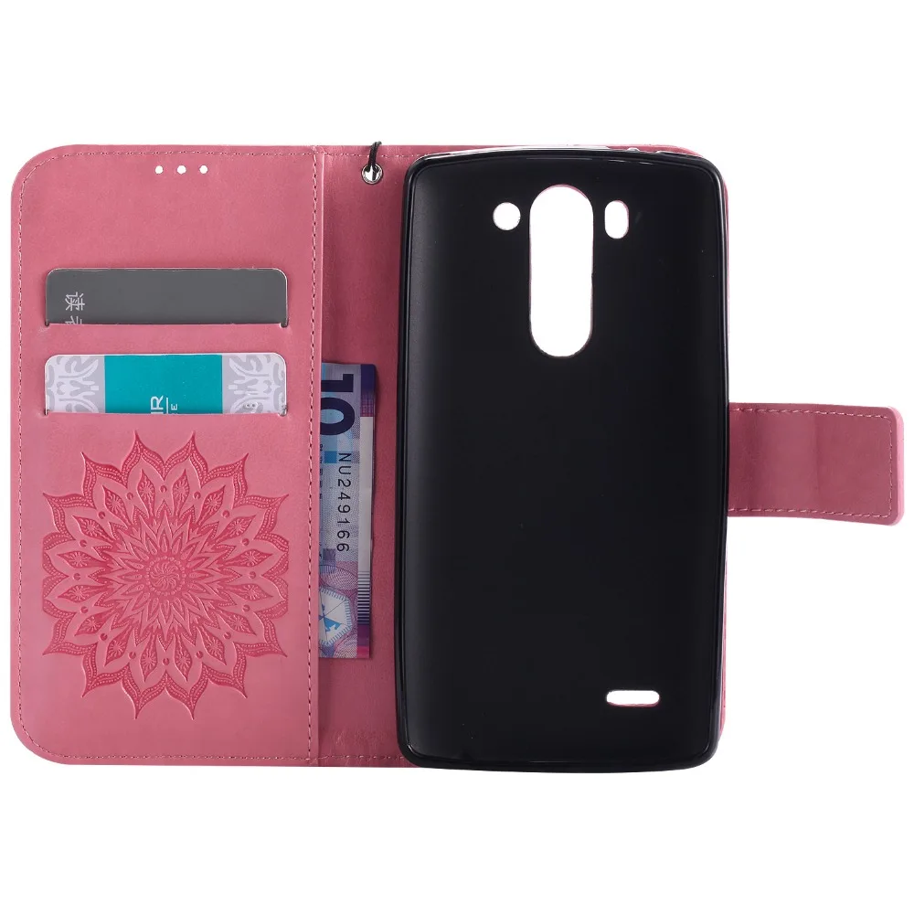 Чехол Кошелек для телефона чехол книжка LG G3 Beat / S G3S/ mini G3mini D722 D725 D728 с держателем