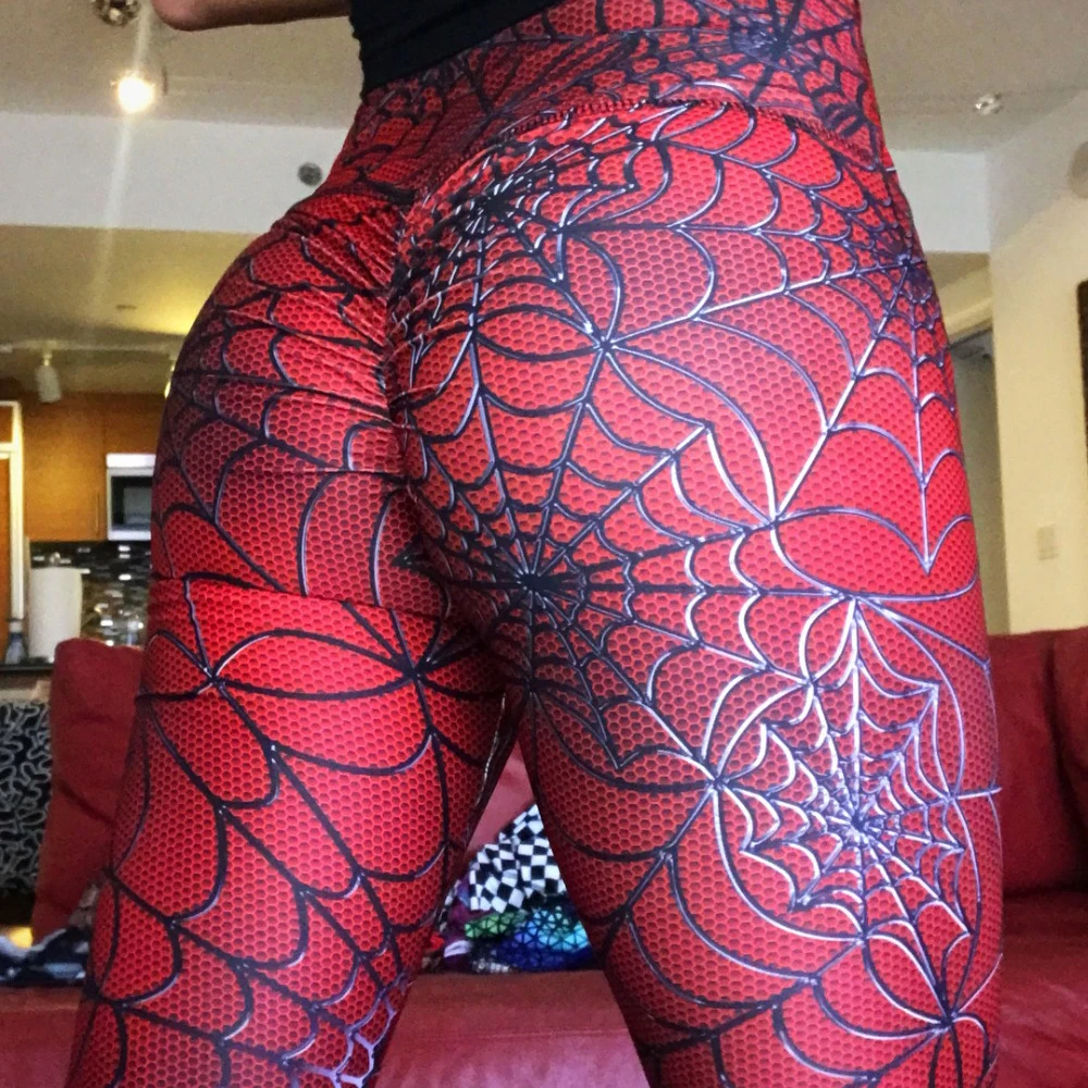 Zhangyunuo High Elastic Printed Leggings Stretch Fitness