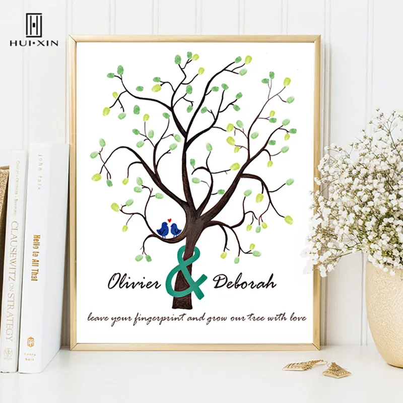 A-Lovely-Girl-With-Declicate-Finery-Fingerprints-DIY-Gestbook-Canvas-Free-Name-Date-Painting-For-Birthday.jpg_640x640