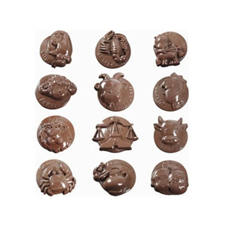 Форма для шоколада из поликарбоната 12 созвездий|pastry tools|polycarbonate chocolatepolycarbonate chocolate