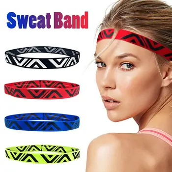 

Unisex Yoga Fitness Sports Headbands Breathable Anti-slip Sweat-absorption Comfortable Sport Hairbands Hollow Out Sweat Headband