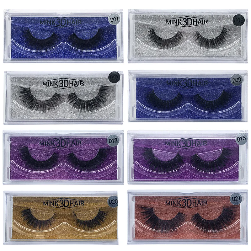 

Custom logo 3D mink lashes False Fake Eyelashes EyeLash Extension lash Curler Beauty Eyelash with retail box 1000 pairs