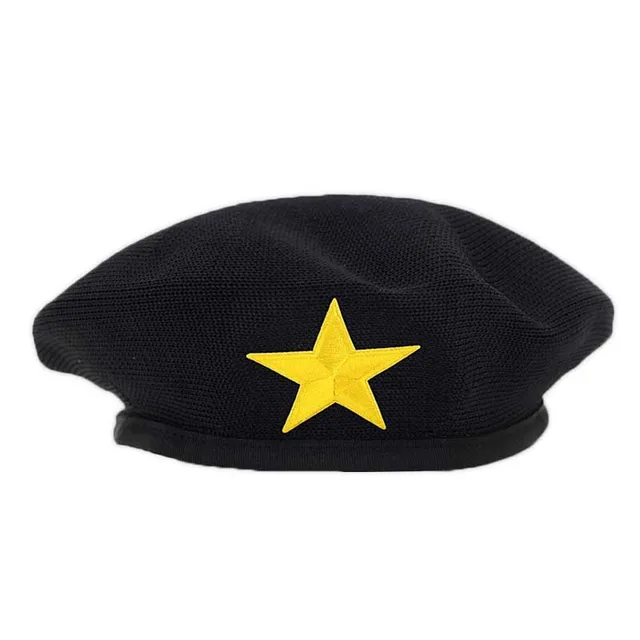 Funny Knitted Military Hats For Kids Adult Star Emblem Sailor Dance