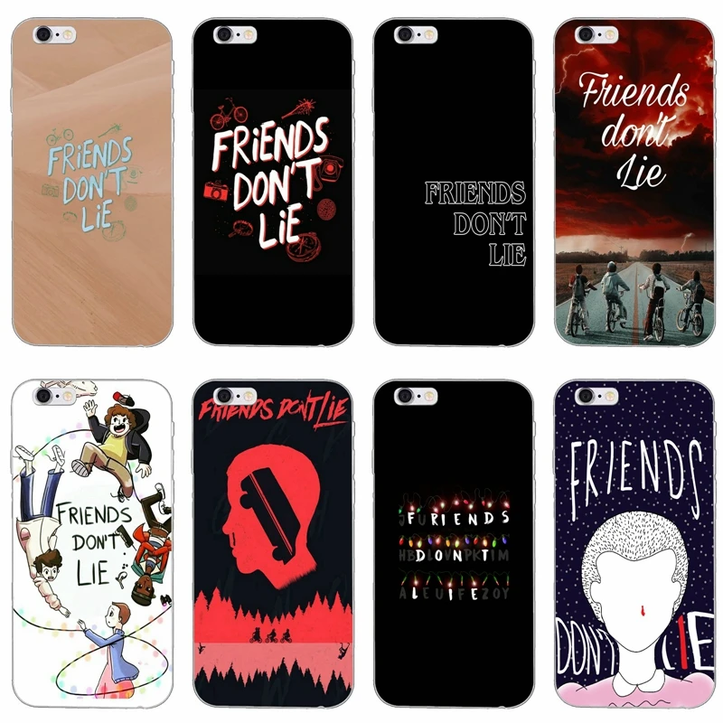 

stranger things friends do not lie silicone Soft phone case For Samsung Galaxy S3 S4 S5 S6 S7 edge S8 S9 Plus mini Note 3 4 5 8