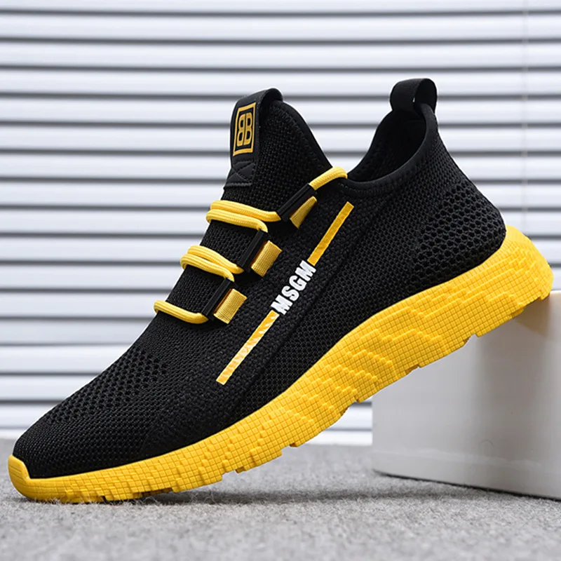 

Men's Sneakers New Outdoor Gym Running Shoes Lightweight Comfortable Breathable Mesh Shoes Jogging Candy Color Women Sneakers