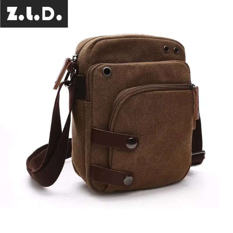 Z.L.D. Новая модная холщовая женская сумка через плечо многофункциональная