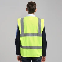 High Visibility Reflective Workwear Vest for Men