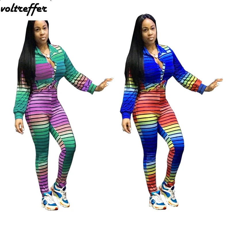 rainbow sweat suits