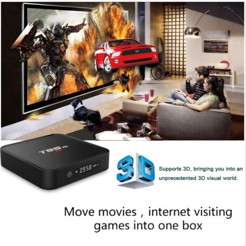  Genuine T95M TV Box Android 6.0 Amlogic S812 Quad Core 2.4G Wifi 1GB/2GB/8GB LAN 4K HDMI 3D Set Top