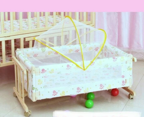 Chariot En Bois Massif Pour Bebe Berceau Pour Maman Et Enfant Berceau Avec Filet 90x50 Cm Offre Speciale Nouveau Aliexpress