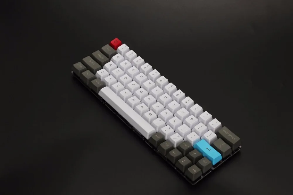Набор клавиш YMDK 61 64 68 ANSI на заказ комплект с толстым профилем OEM PBT для