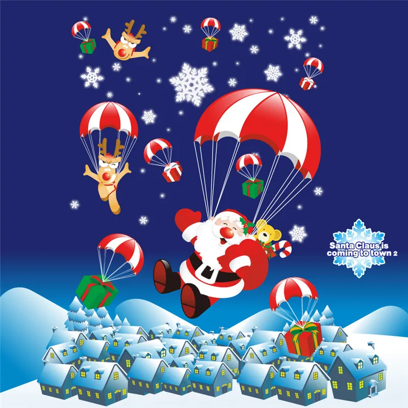 

Naifumodo Christmas Decors Clear Stamp and Cutting Dies Scrapbooking Xmas Deer Snowflake Santa Claus DIY Card Craft Decor