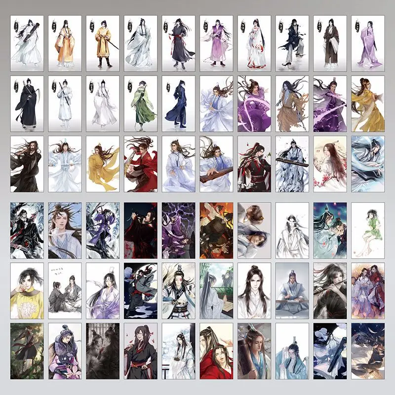 Anime mo Dao zu Shi Cartão Postal Cartão de Mensagem Natal e Presentes de Ano Novo 180 Pcs por Conjunto - Imagem 5