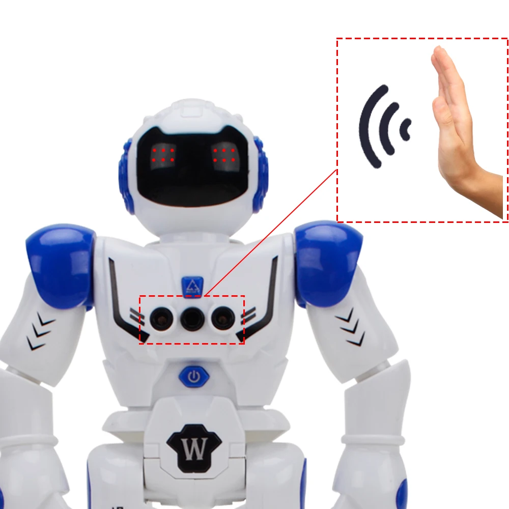 Remote Control Intelligent Robot Toy - Happytime Smart Action Robot Walking Sing Dancing Programmable and Gesture Sensing